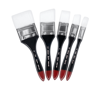 ANGELUS Paint Jumbo Paint Brush Set of Five