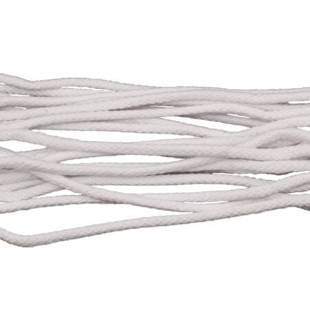 Tarrago Laces Cord 4.5mm White - białe okrągłe sznurowadła do butów