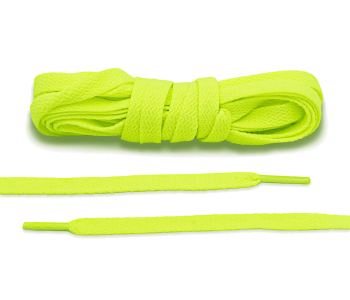 LACE LAB JORDAN 1 Laces 8mm Volt - Zielone płaskie sznurówki do Sneakersów