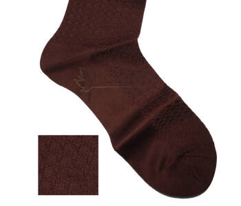 VICCEL / CELCHUK Socks Star Textured Brown