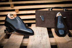 Eleganckie obuwie męskie Yanko 14549 oxford boxcalf negro z podeszwą leather