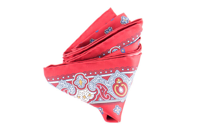 Pocket Square Twill PAT20713 Cardinal