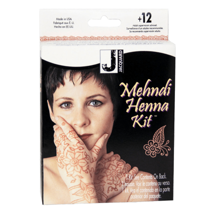 JACQUARD Mehndi Henna Kit / Zestaw barwników do zdobienia ciała i tymczasowego tatuażu