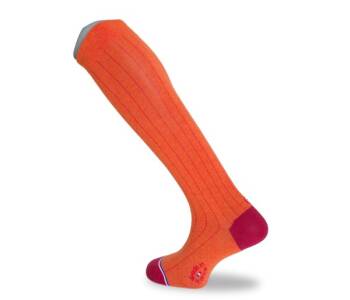 LCF Men Knee Socks VENDOME Orange - Luksusowe podkolanówki