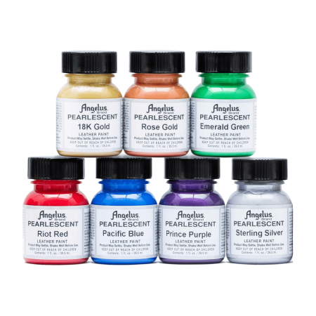 ANGELUS Acrylic Leather Paint Pearlescent 1oz - Perłowe farby akrylowe do personalizacji