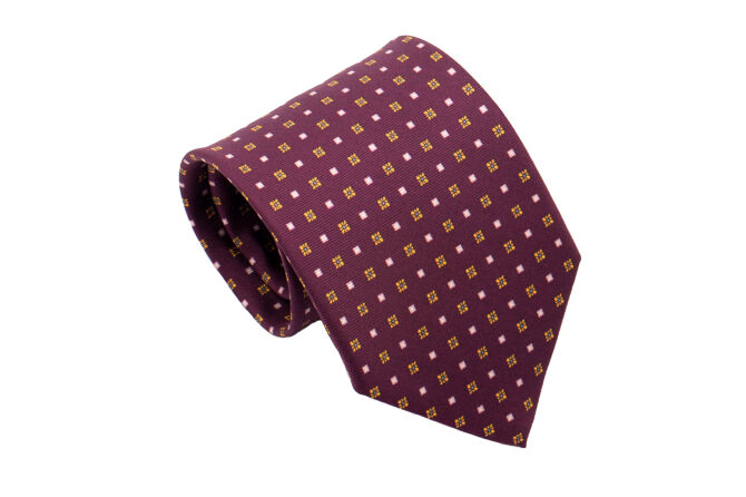 PATINE Tie Printed Silk SQUARE 1 Lavande