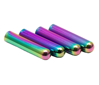 LACE LAB Bullet metal aglets neo chrome set - Metalowe końcówki do sznurowadeł