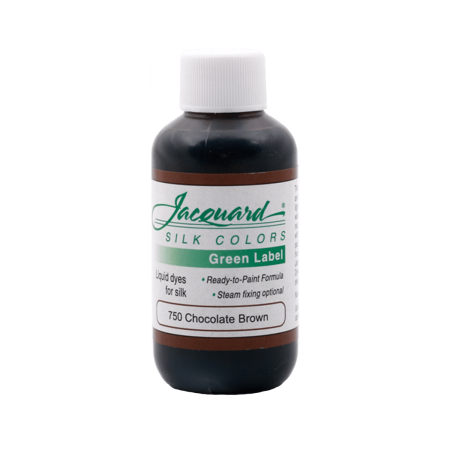 JACQUARD Green Label Silk Colors 2oz CHOCOLATE BROWN #750 / Brązowy barwnik do jedwabiu