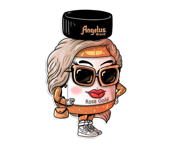 ANGELUS Sticker Rose Gold 1szt