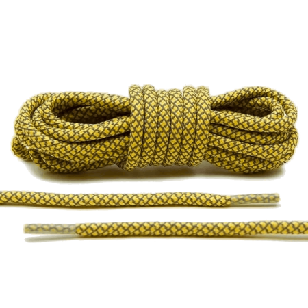 Żółte odblaskowe sznurówki Lacelab. Odblaskowe żółte sznurowadła Lace lab.