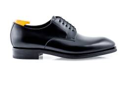 Eleganckie buty derby, szyte metodą GYW,  stylowe obuwie męskie. 