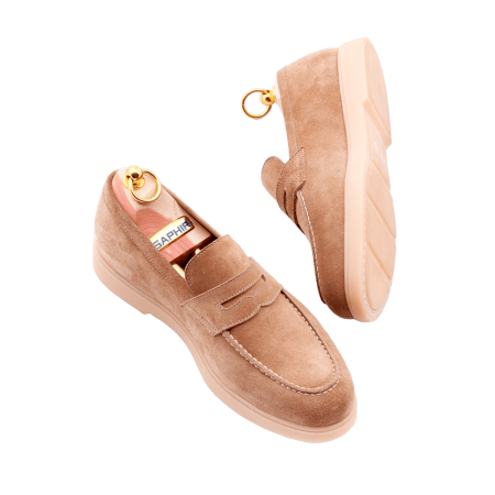loafersy na lekkiej gumowej podeszwie wykonane z doskonałych skór