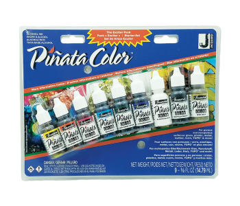 JACQUARD Pinata Alcohol Ink Exciter Pack 9x 0.5oz / Zestaw barwników alkoholowych do twardych powierzchni