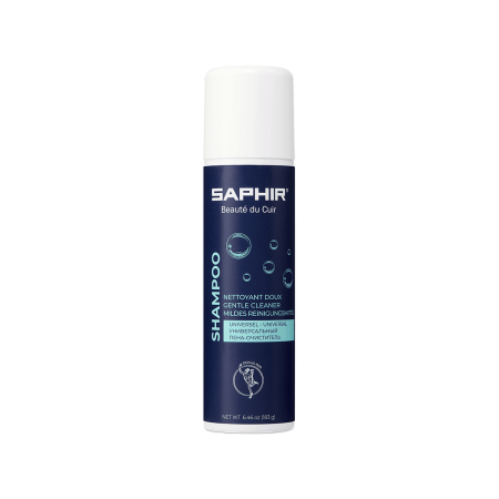 SAPHIR BDC Shampoo 150ml - Uniwersalny cleaner do skór licowych, zamszu, nubuku i tekstyliów