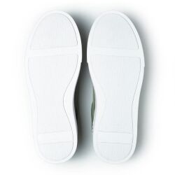 Oliwkowe sneakersy męskie TLB na kopycie beta w kolorze złamanej bieli off white