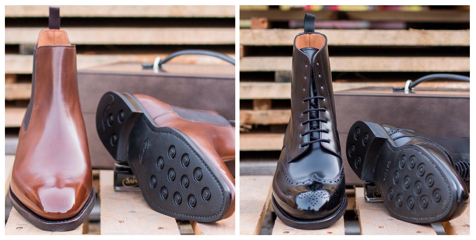 Luxury Boots collection and rubber vibram soles for gentleman
